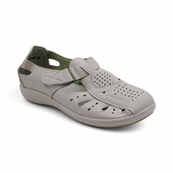 Женские летние туфли N3-9C серые