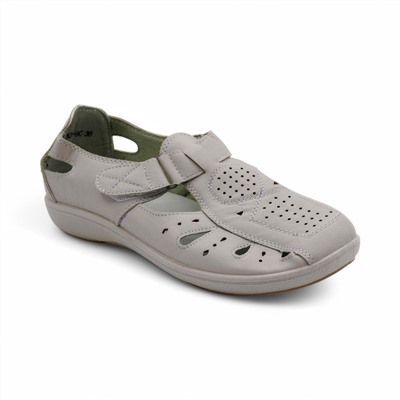 Женские летние туфли N3-9C серые