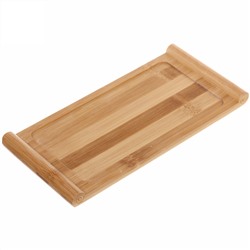 Доска бамбуковая для подачи и сервировки "SHEF" 29,5*10*1 см