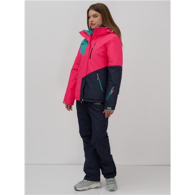 Горнолыжный костюм женский зимний УЦЕНКА розового цвета 02805R