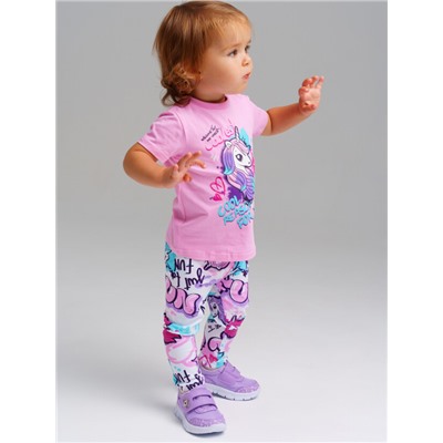 Комплект для девочки: футболка, леггинсы