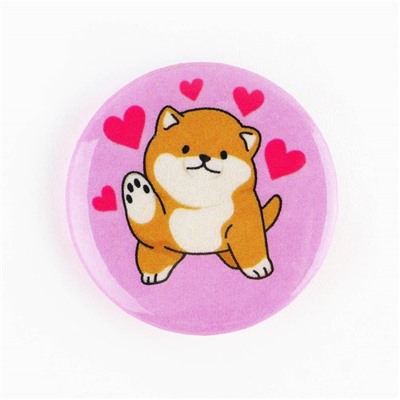 Значок металлический закатной «Милые анимешки», d=2.5 см, МИКС
