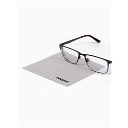 Салфетка для очков OneSun, 13×13 см, серая