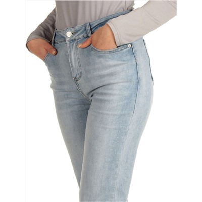 10106 BLUE Джинсы короткие женские AMG JEANS