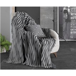 Накидка на Диван 170x220 см. 100% Хлопок Keten Verda Siyah