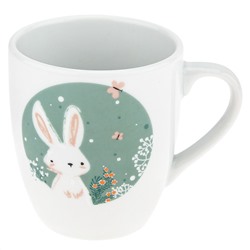 Кружка фарфоровая "Bunny" 300мл, д8,3см, h9,7см, форма "Челси" (Беларусь)