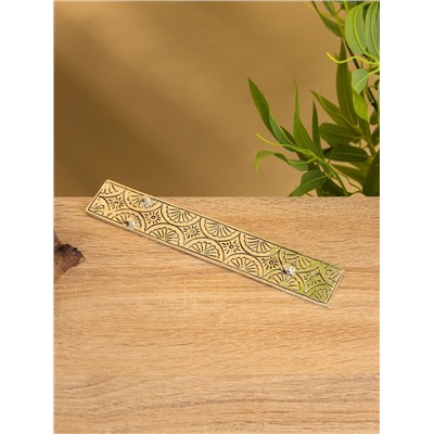 Подставка под благовония «Два полумесяца», 22 см, алюминий