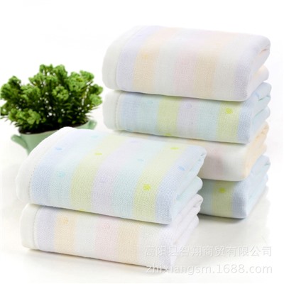 Gauze children's towel for kindergarten, wholesale