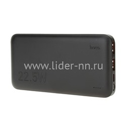 Портативное ЗУ (Power Bank) 10000mAh (HOCO J101) 2USB3.0/PD20W (черный)