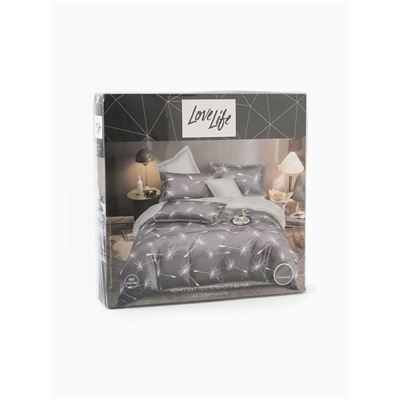 КПБ 1,5сп LoveLife Одуванчики 150*225см, 150*225см, 50*70см-1шт, 75гр/м2, микрофибра