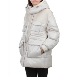 338-X28 LT. BEIGE Куртка зимняя женская (200 гр. холлофайбер)