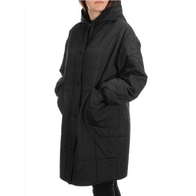 22332 BLACK Куртка демисезонная женская (50 гр. синтепон)