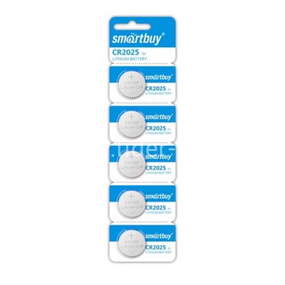 Батарейка литиевая Smartbuy CR2025/5BL