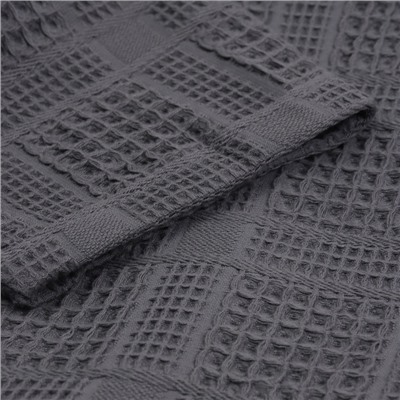 Халат вафельный женский SL HOME: Chess "Гри Сандре", размер XL, 100% хлопок, 340 г/м2