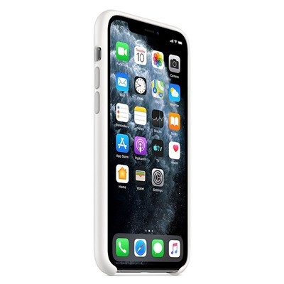 Силиконовый чехол для iPhone 11 Pro белый