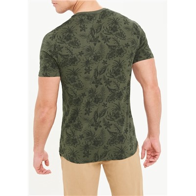 Leaf Print T-Shirt