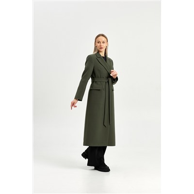 Пальто женское демисезонное 26895 (хаки)