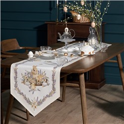 ДОРОЖКА "ЛАВАНДОВАЯ ВЕСНА" 45Х215СМ, 100% ХЛОПОК, ТВИЛ