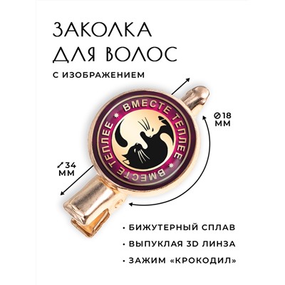 HZF-0156 Заколка Вместе теплее