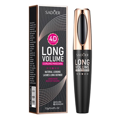 Тушь для ресниц для объема и подкручивания SADOER Long Volume Curling mascara, 8 гр
