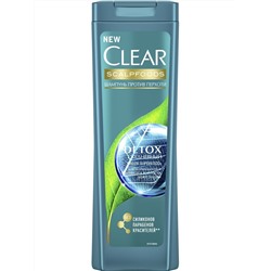 Шампунь для волос для ЖЕНЩИН Clear СВЕЖЕСТЬ и ОБЪЕМ (DETOX) против перхоти с ЗЕЛЕНЫМ ЧАЕМ, 400мл