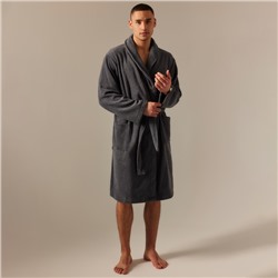 Халат махровый мужской SL HOME: Basic "Гри Сандре", размер M, 100% хлопок, 420 г/м2