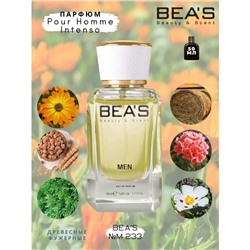 Beas M233 Dolce & Gabbana Intenso Pour Homme edp 50 ml, Парфюм мужской Beas M233 создан по мотивам аромата Dolce & Gabbana Intenso Pour Homme