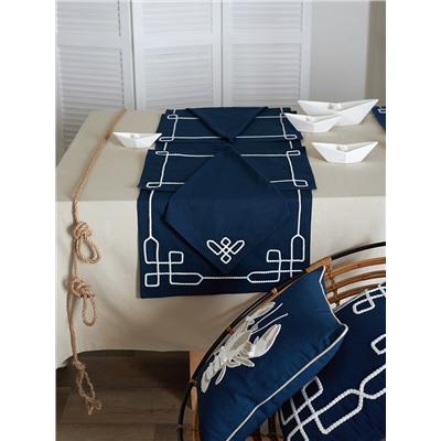 Салфетка сервировочная Navy story из коллекции Sea treasures, 45х45 см