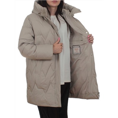 2404 GRAY Куртка зимняя женская (200 гр. холлофайбер)