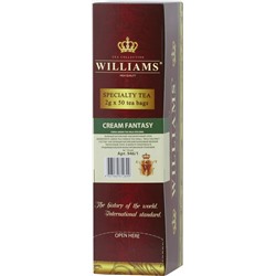 WILLIAMS. В конвертах. Молочный улун карт.упаковка, 50 пак.