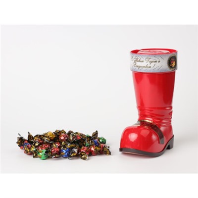 Набор конфет С Новым годом и Рождеством (сапог) 150г/АтАг