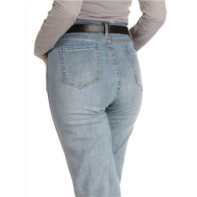 10071 BLUE Джинсы женские AMG JEANS (98% хлопок, 2% лайкра)