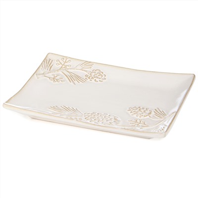 НАБОР БЛЮД СЕРВИРОВОЧНЫХ КОЛЛЕКЦИЯ "PINE CONES", 2 ШТ. / 20,2*16*2 СМ