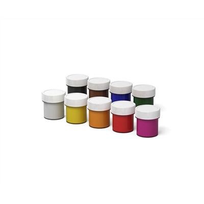 Гуашь ArtBerry® с УФ защитой яркости 9 цветов по 20мл