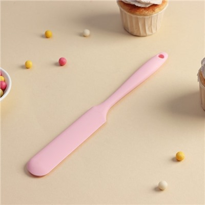 Лопатка - палетка Доляна «Винфор», 24.5 см, розовая