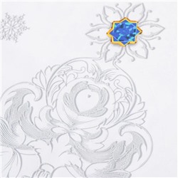 Наклейки новогодние «С Новым годом», с блестящей пластизолью, 29.5×42 см