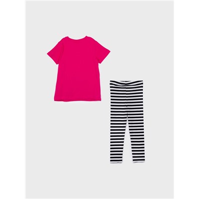 Комплект для девочки: футболка, леггинсы