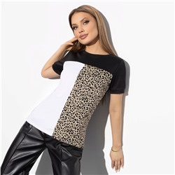 Футболка комбинированная, Стильное сочетание