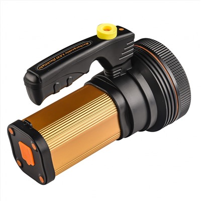 Перезаряжаемый LED фонарь CREE ХМ-L U2 - Фонарь обладает мощностью 35W и обеспечивает световой поток более 600 Lm. Эффективная дистанция - до 800 м. Работает от 2 перезаряжаемых по USB элементов 18650. Цветовая температура - 8000К №31