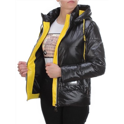 8260 BLACK Куртка демисезонная женская BAOFANI (100 гр. синтепон)