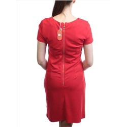1607 RED Платье женское (90% хлопок, 10% полиэстер)