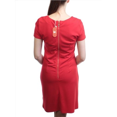 1607 RED Платье женское (90% хлопок, 10% полиэстер)