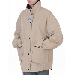 3089 BEIGE Куртка демисезонная женская (100 гр. холлофайбер)