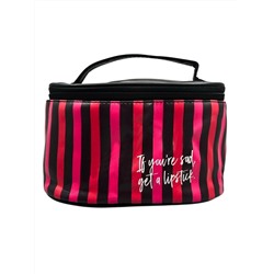 Sunflower Косметичка-чемоданчик 2112 ZP, черно-розовый