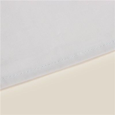 Простыня на резинке 300ТС SL Home Percale 140×200+30 см, серый, 100% хлопок