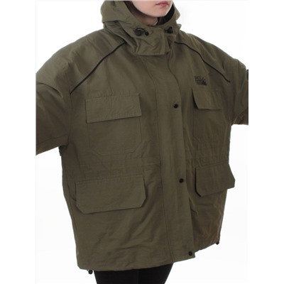 3092 GREEN Куртка демисезонная женская (100 гр. холлофайбер)