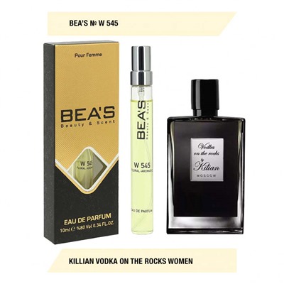 Парфюм Beas Killian Vodka on the Rocks  for women W545 10 ml, Парфюм женский Beas W545 создан по мотивам аромата Killian Vodka on the Rocks