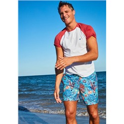 Reef Print Swim Shorts