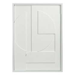 Панно декоративное с эффектом 3D Minimalism, с белой рамой, 50х70 см