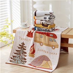 Скандинавское мягкое муслиновое банное полотенце 80*160cm